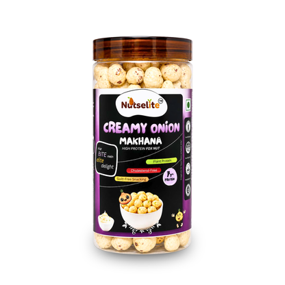 Cream & Onion Flavoured Makhana | 80g