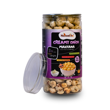 Cream & Onion Flavoured Makhana | 80g